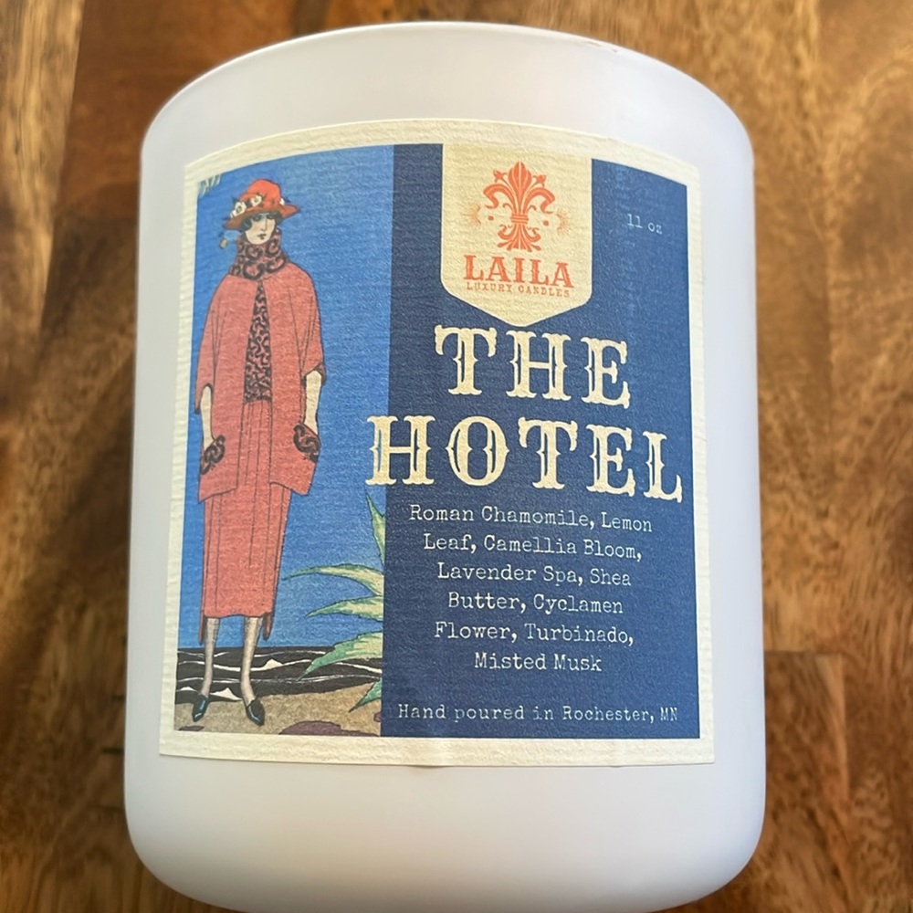 Laila Luxury Candle, The Hotel scent